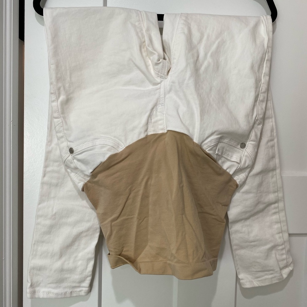 Maternity White Skinny Jeans